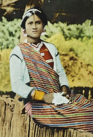 紋面的泰雅族女性